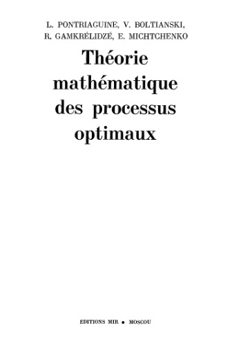 Théorie mathématique des processus optimaux