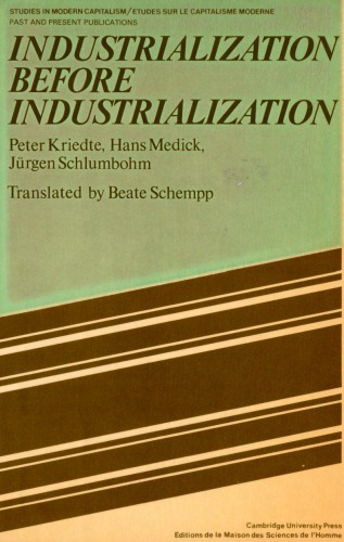 Industrialization Before Industrialization
