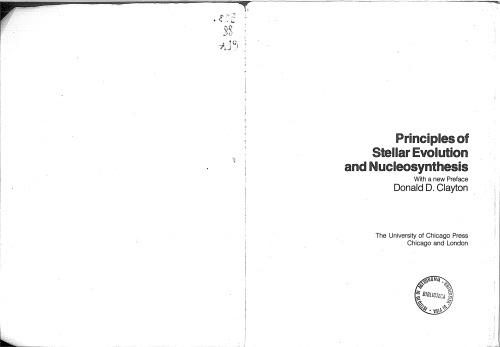 Principles of stellar evolution and nucleosynthesis