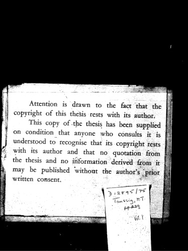 Rural Proletarianization : A Social and Historical Enquiry into the Commercialization of the Southern Cauca Valley, Colombia