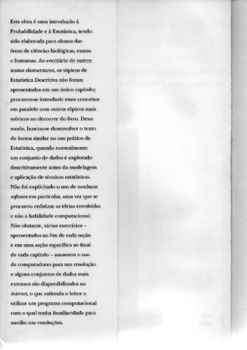 Noções de probabilidade e estatística