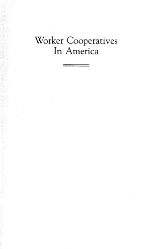 Worker cooperatives in America