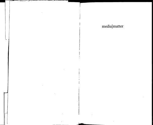 Media matter: the materiality of media, matter as medium