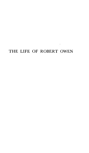 The life of Robert Owen