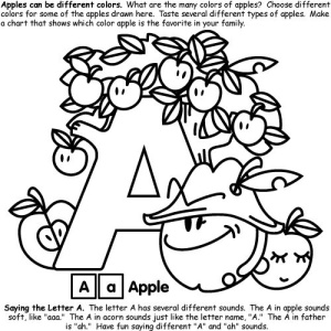 Alphabet Colouring Pages