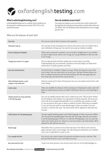 New Headway Intermediate. Teacher's Resources Book
