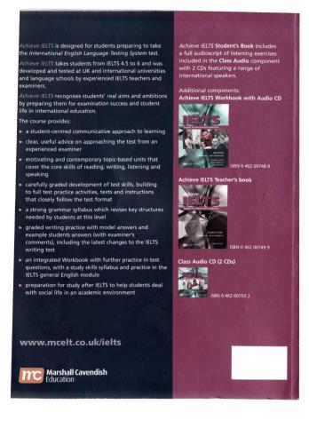 Caroline Cushen Achieve IELTS: English for International Education: Student Book