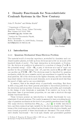 A Primer in Density Functional Theory