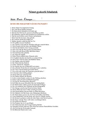 Arbeitsblätter zum Üben von verschiedenen Verbformen, mit Lösung, in 34 Seiten