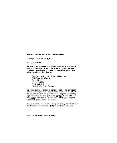 MoneyManagementReport(Tharp)