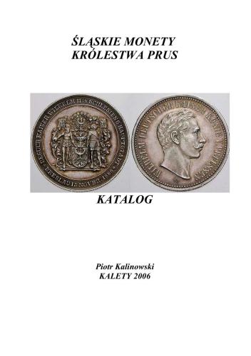 Katalogi monet sląskich / Каталог монет Силезии 1746-1911