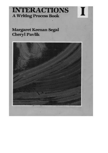 Interactions One: A Writing Process Book