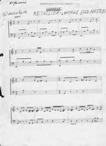 Metallica - Nothing else metters