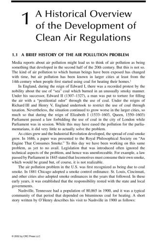 AIR POLLUTION CONTROL TECHNOLOGY HANDBOOK