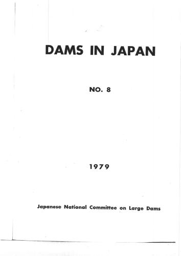 Japanese National Committee on Large Dams. Dams in Japan, No. 8