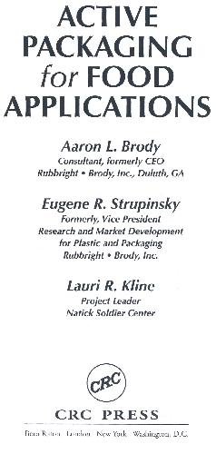 Active Packaging for Food Applications