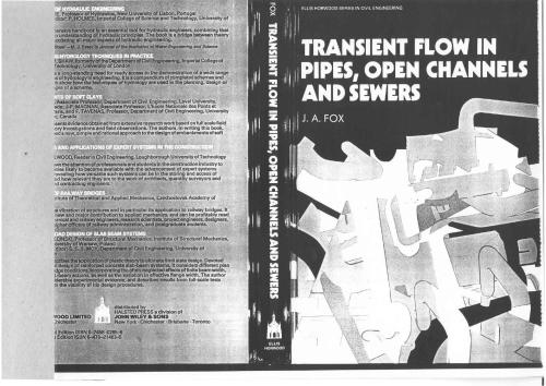 Transient Flow In Pipes, Open Channels And Sewers