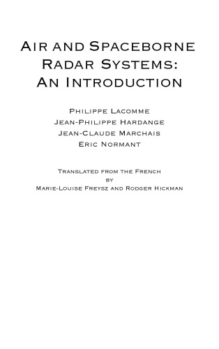 Air and Spaceborne Radar Systems An Introduction