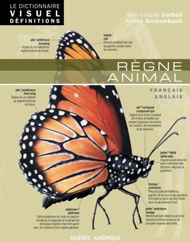 Le Dictionnaire Visual Définitions. Règne Animal. Français- Anglais