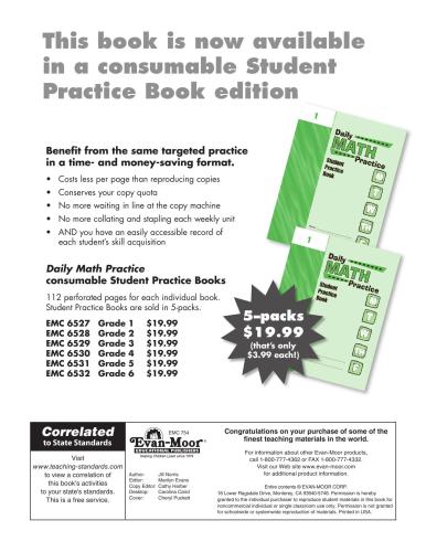 Daily Math Practice GR5 EMC754