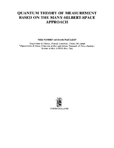 Quantum theory of measurement