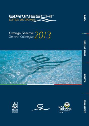 Pumps and blowers. General Catalogue 2013