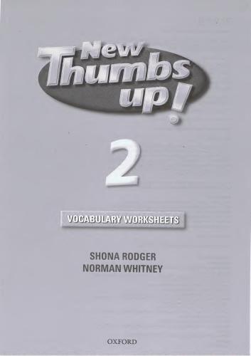 New Thumbs up2 Vocabulary Worksheets