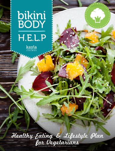 Bikini Body. H.E.L.P - Healthy Nutrition and Lifestyle Plan for Vegetarians