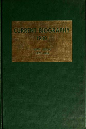 Current Biography Yearbook 1980