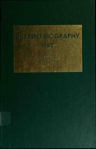 Current Biography Yearbook 1982