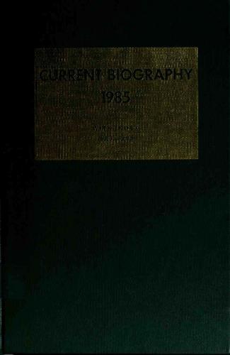 Current Biography Yearbook 1985