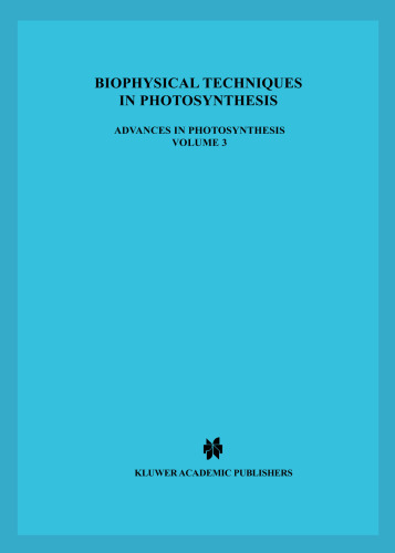 Biophysical Techniques in Photosynthesis