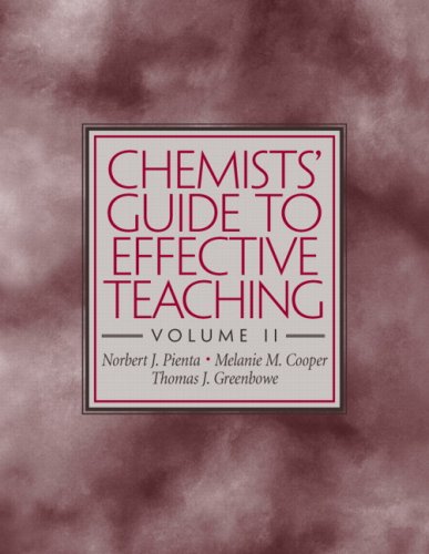 Chemists' guide to effective teaching