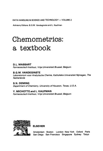 Chemometrics: A textbook