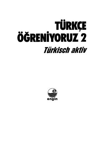 Türkçe öğreniyoruz 2