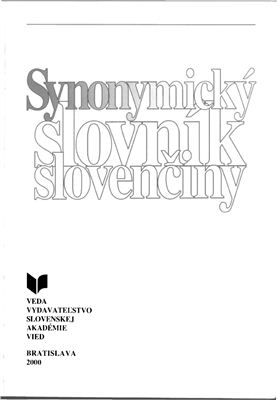 Synonymický slovník slovenčiny