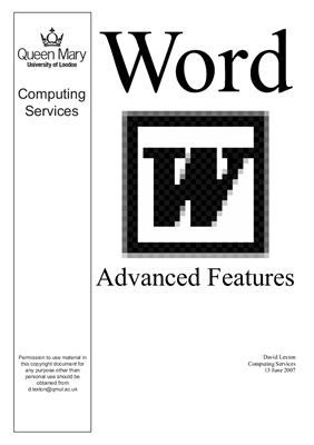 Word Advanced Features