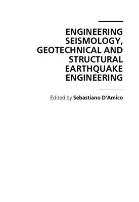 Engineering Seismology, Geotechnical and Structural Earthquake Engineering
