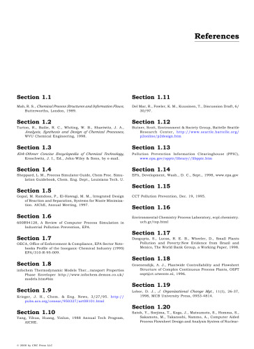 Computer Simulated Plant Design for Waste Minimization Pollution Prevention