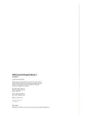 4000 Essential English Words 2