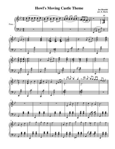 Howl's moving castle theme