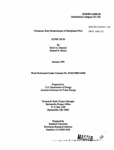 Ultrasonic rate measurement of multiphase flow