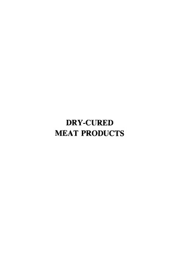 Dry-Cured Meat Products