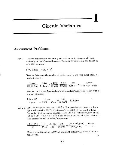 Electric Circuits - Nilsson Teacher s Solutions