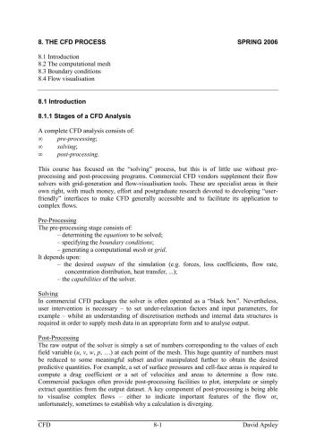 Computational Fluid Dynamics