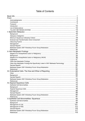 The Bethesda System for Reporting Cervical Cytology