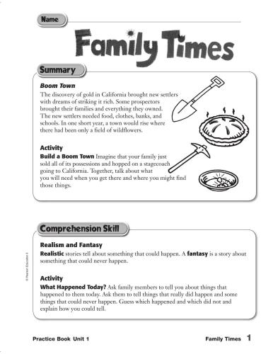 Reading Street. Practice Book. Teacher Edition. Grade 3