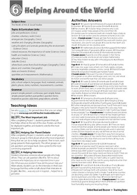 Helping Around the World. Read and Discover. Level 6