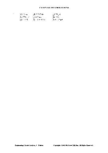 Student solutions manual to accompany Engineering circuit analysis