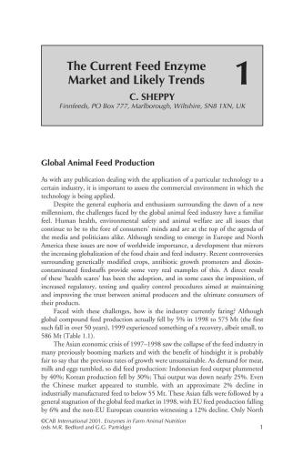 Enzymes in Farm Animal Nutrition